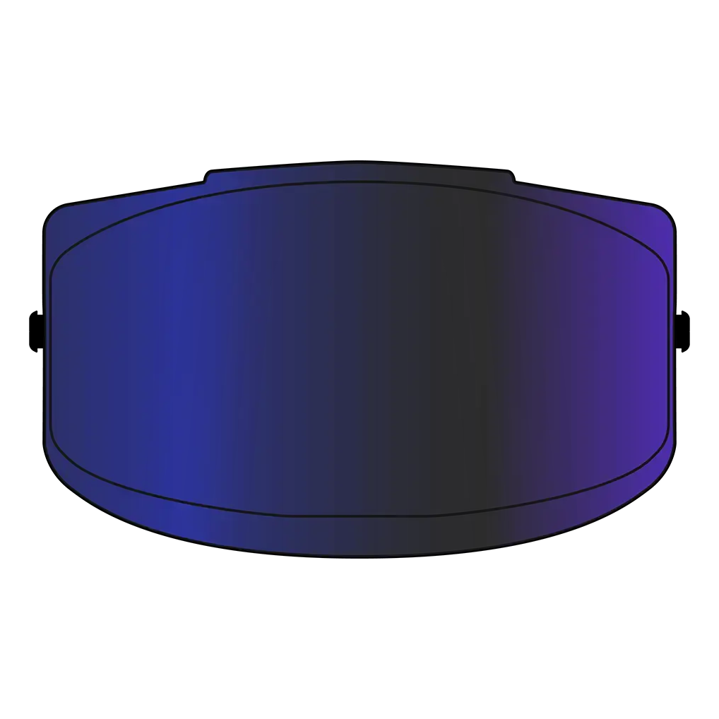 Airoh GP-800 Helmet Visor Mirror Blue replacement helmet visor, product view
