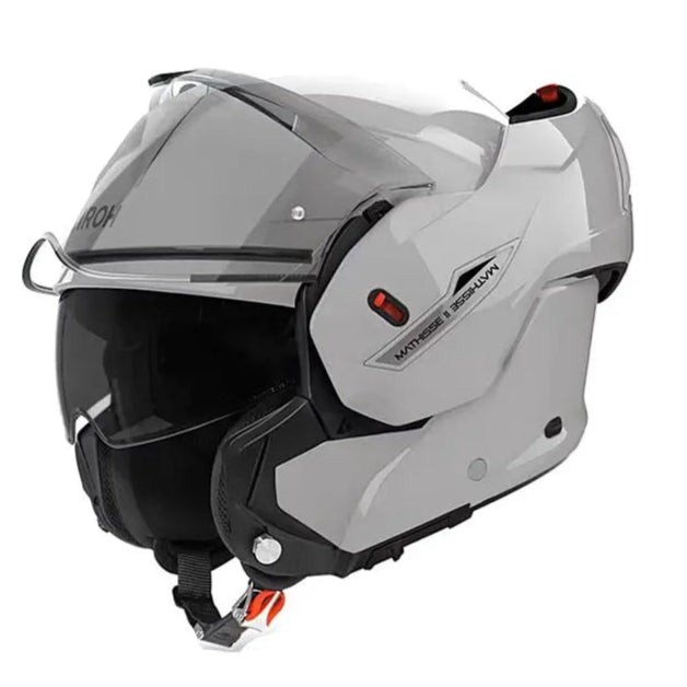 Airoh Mathisse 2 Color Gloss Cement Grey FREE UK Delivery, FREE 365 Day Returns | Moto Central