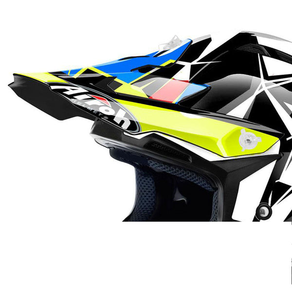 airoh archer helmet Airoh Peak For Archer Junior Chief Blue/Yellow Helmet FREE UK Delivery