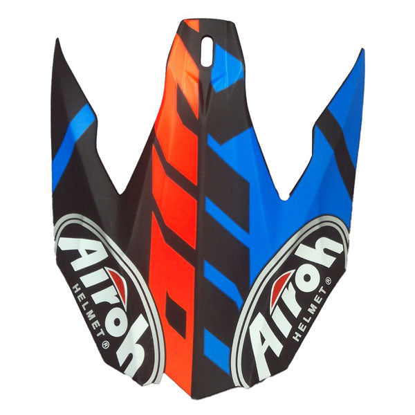 AIROH Helm Twist Iron – Motocross-Helm, Größe M, Blau, HRT-Thermoplast
