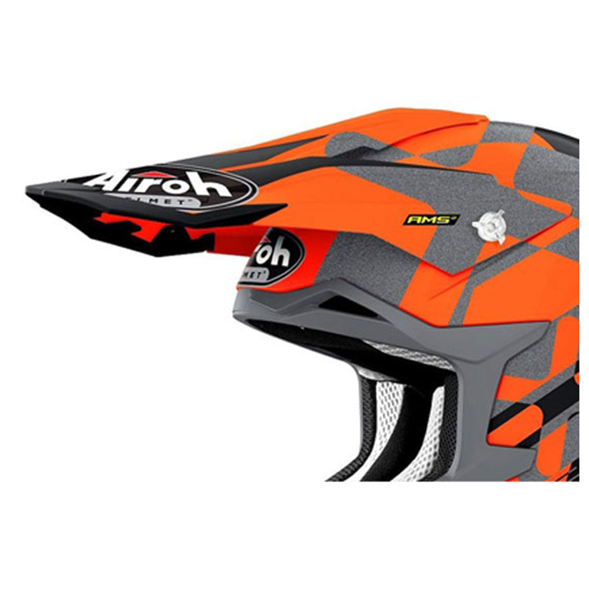 Airoh Peak For Strycker XXX Matt Orange Helmet