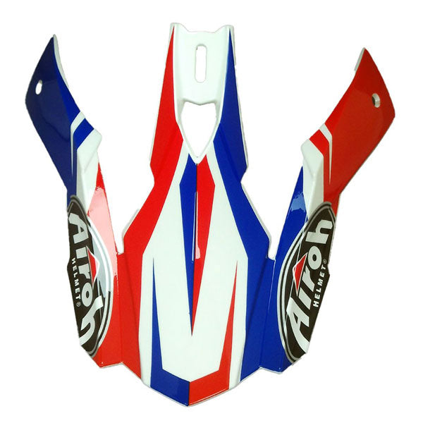 Airoh Peak For Switch Impact Gloss Blue / White / Red Helmet