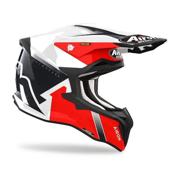 Airoh Strycker Blazer Gloss Red - FREE UK Shipping, FREE 365 Day Returns | Moto Central