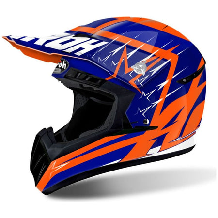 Airoh Switch Startruck Motocross Helmet Blue FREE Delivery Returns