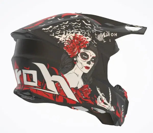 Airoh Twist 2.0 Matt Hell - FREE UK Shipping, FREE 365 Day Returns | Moto Central