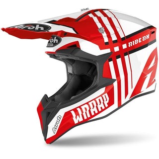 Airoh Wraap Broken Gloss Red