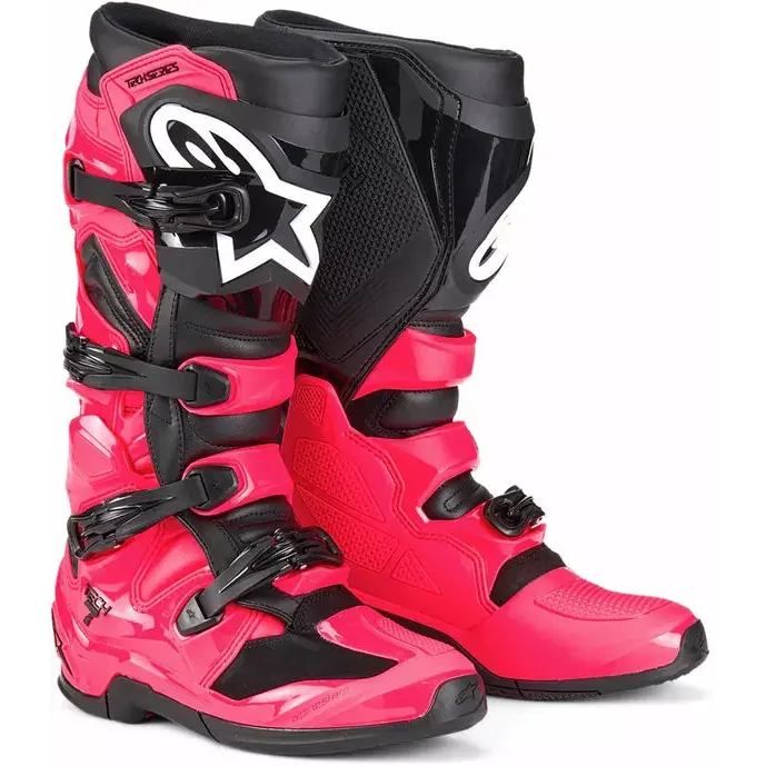 Alpinestars Diva Tech 7 Limited Edition Boots Black / Diva Pink – motorcycle boots – pair view