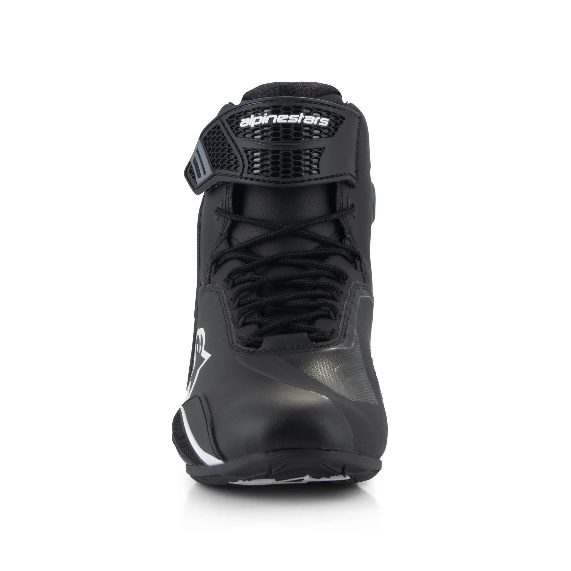 Alpinestars Faster-4 Shoes Black / White FREE UK Delivery, FREE 365 Day Returns | Moto Central