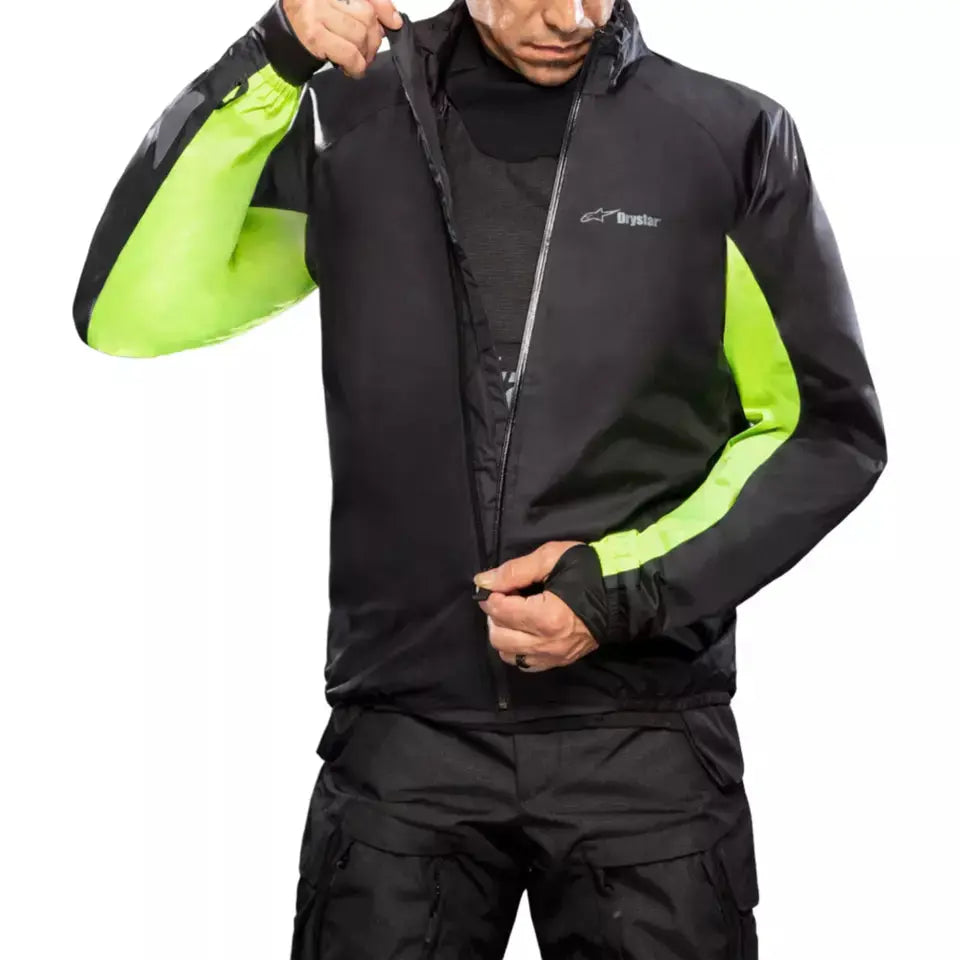 Alpinestars Halo Drystar Jacket Black / Black - FREE UK Shipping, FREE 365 Day Returns | Moto Central