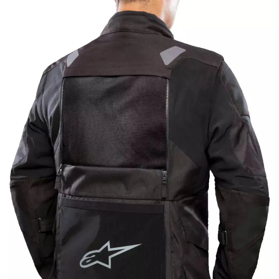 Alpinestars Halo Drystar Jacket Black / Black - FREE UK Shipping, FREE 365 Day Returns | Moto Central