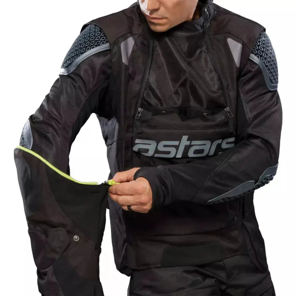 Alpinestars Halo Drystar Jacket Black / Black - FREE UK Shipping, FREE 365 Day Returns | Moto Central