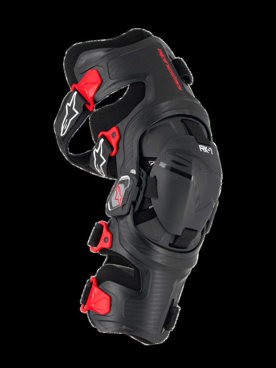 Alpinestars RK-7 Plasma Knee Braces Black / Red - FREE UK Shipping, FREE 365 Day Returns | Moto Central