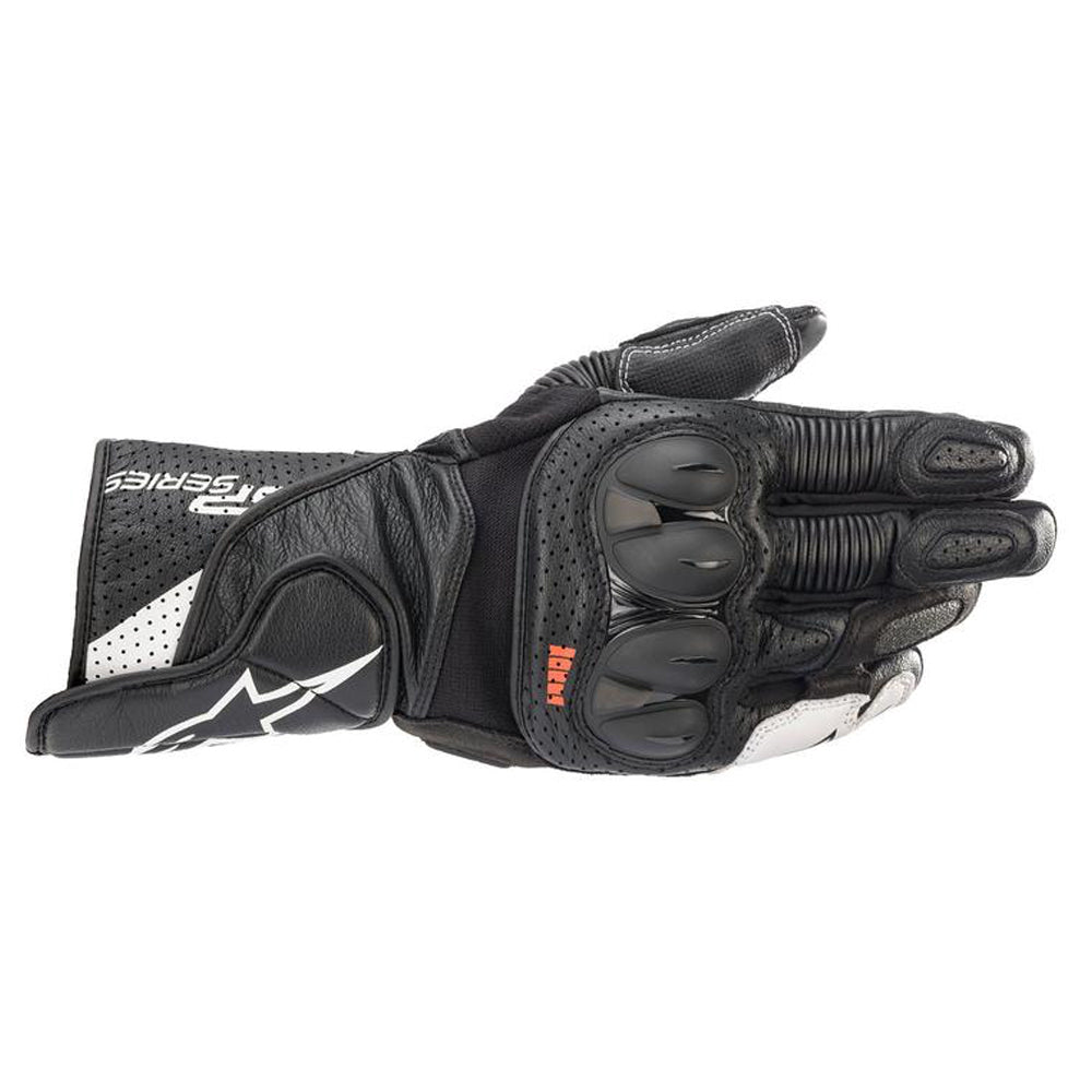 Alpinestars SP-2 V3 Leather Gloves Black/White FREE Delivery & Returns