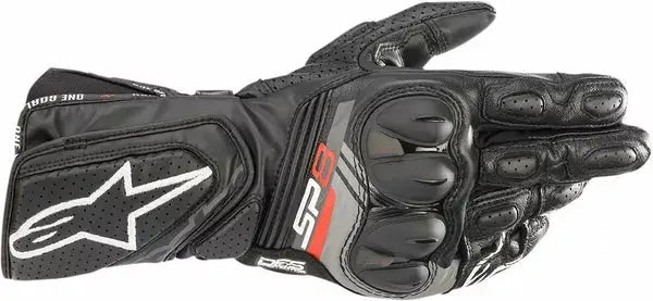 Alpinestars SP-8 V3 Gloves Black / Grey / White - FREE UK Shipping, FREE 365 Day Returns | Moto Central