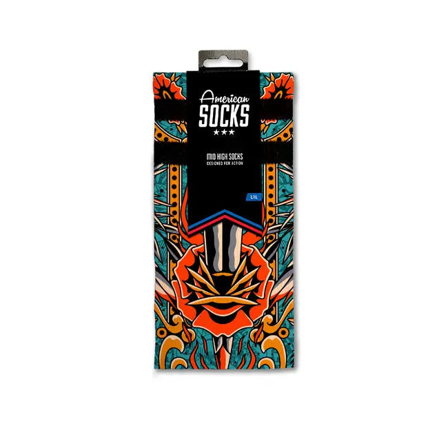 American Socks Dagger Signature Socks  - FREE UK Shipping, FREE 365 Day Returns | Moto Central