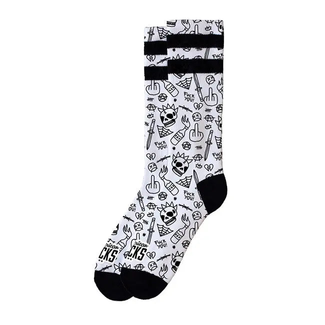American Socks No Direction Signature Socks  - FREE UK Shipping, FREE 365 Day Returns | Moto Central