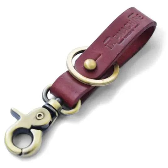 Trip Machine Key Fob Cherry Red / Anitque Gold front product view