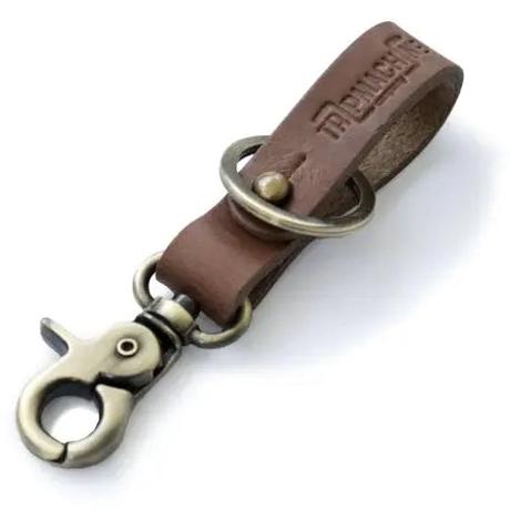 Trip Machine Key Fob Vintage Tan / Antique Gold front product view