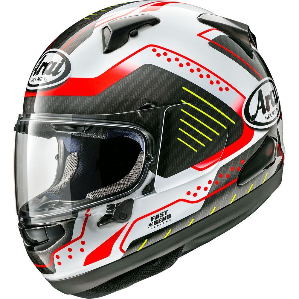 Arai QV Full Face Helmet Drone Red/White FREE Delivery, FREE Returns