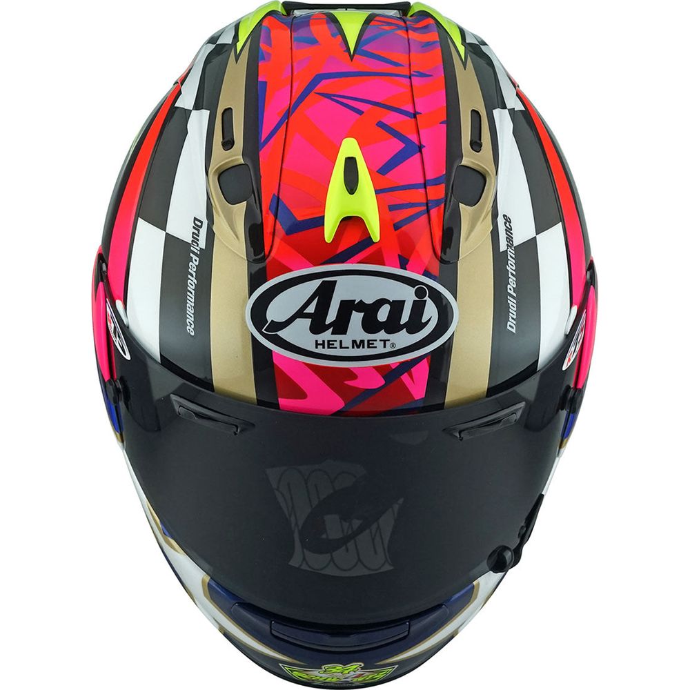 arai chaser samurai helmet Arai RX 7V Evo Schwantz 30th Anniversary Full Face Helmet Replica