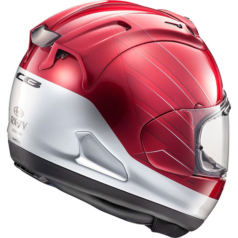 arai helmet honda RX-7V Evo HRC-SP Racing Corporation 137-0378 TGP MotoRacing Based on the XGR Spoiler on the Contour Arai Helmets, Parts and Accessories