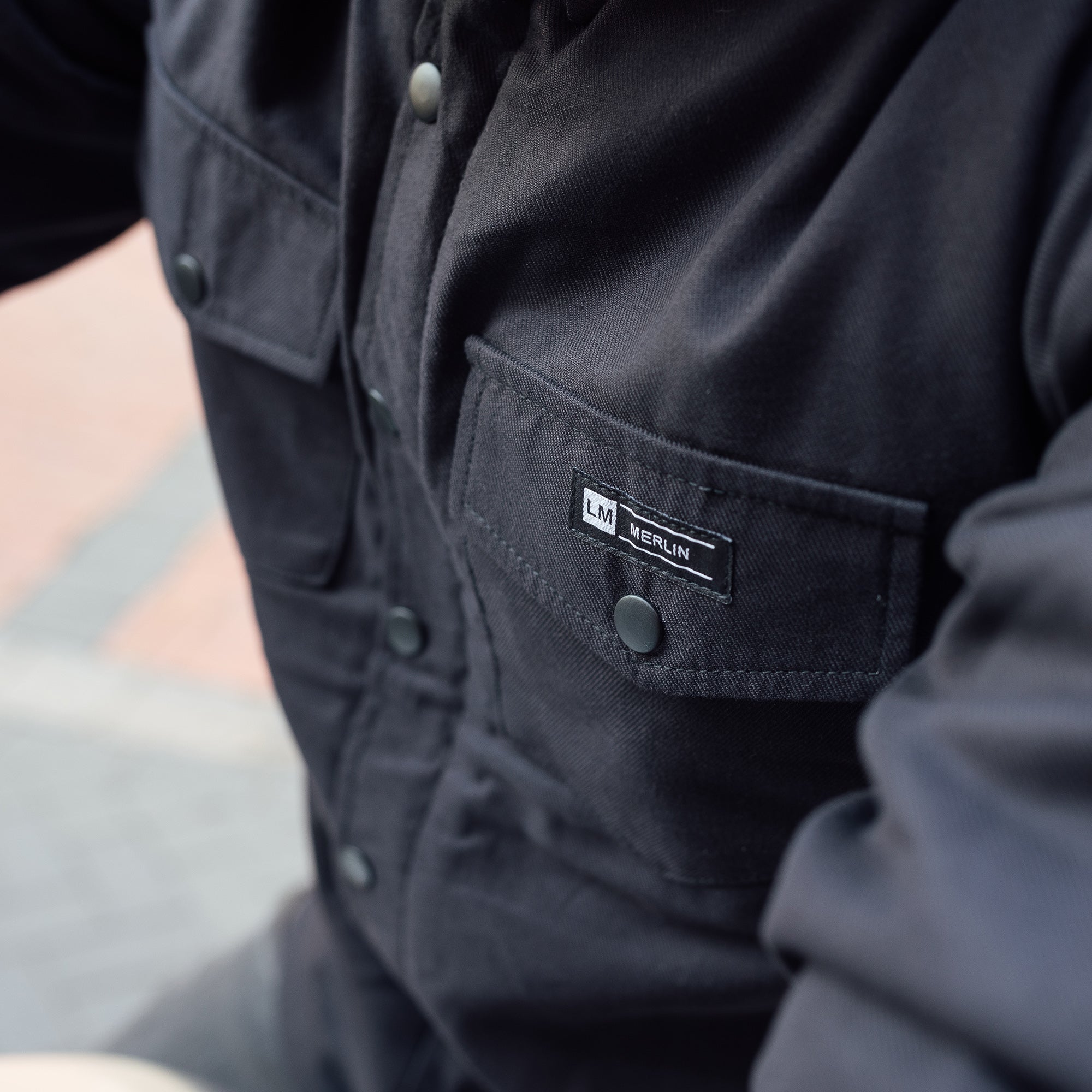 Merlin Axe Zip Up 100% Kevlar Shirt Black FREE UK Delivery, FREE 365 Day Returns | Moto Central