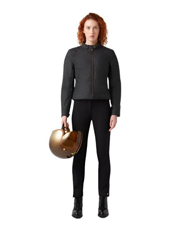 Belstaff Bamburgh Ladies Textile Jacket Black FREE UK Delivery, FREE 365 Day Returns | Moto Central