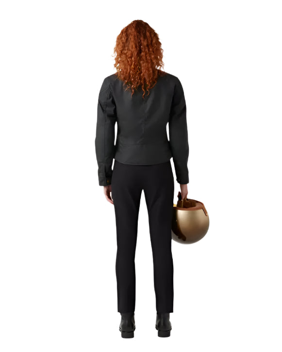 Belstaff Bamburgh Ladies Textile Jacket Black FREE UK Delivery, FREE 365 Day Returns | Moto Central
