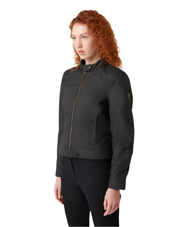 Belstaff Bamburgh Ladies Textile Jacket Black FREE UK Delivery, FREE 365 Day Returns | Moto Central
