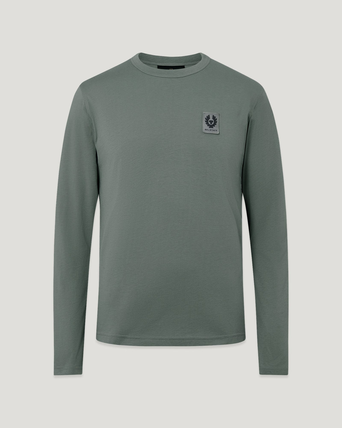 Belstaff Long Sleeved T-Shirt Atlantic Grey FREE UK Delivery, FREE 365 Day Returns | Moto Central