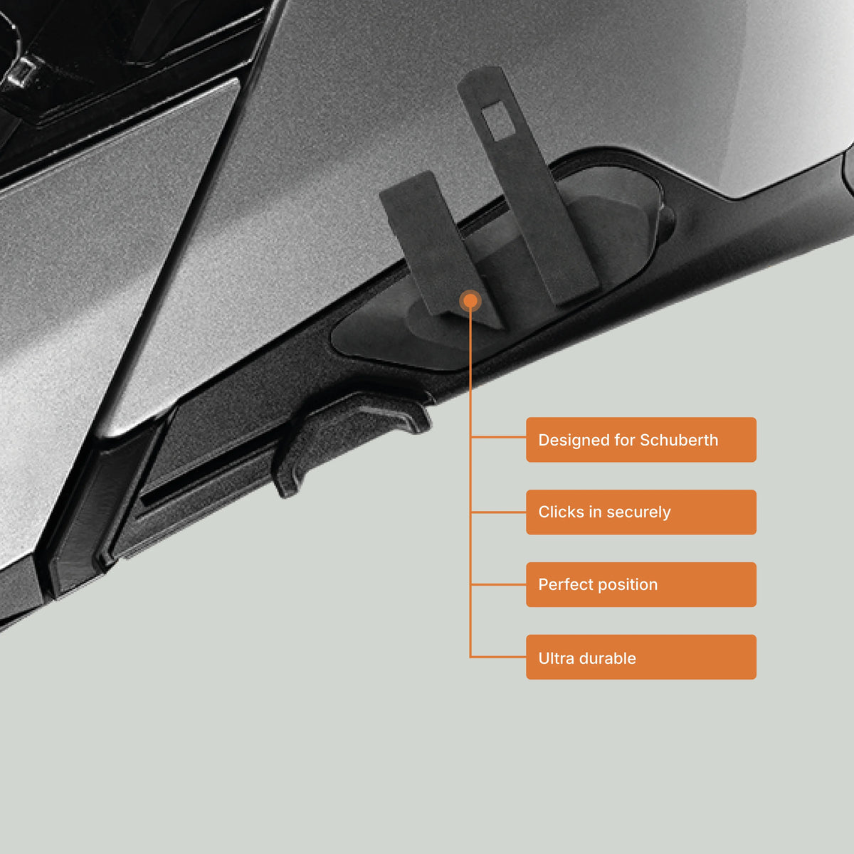 Tubs Jackson Schuberth C5 / J5 / S3 / E2 To Cardo Edge / Neo / Pro Adapter FREE UK Delivery, FREE 365 Day Returns | Moto Central