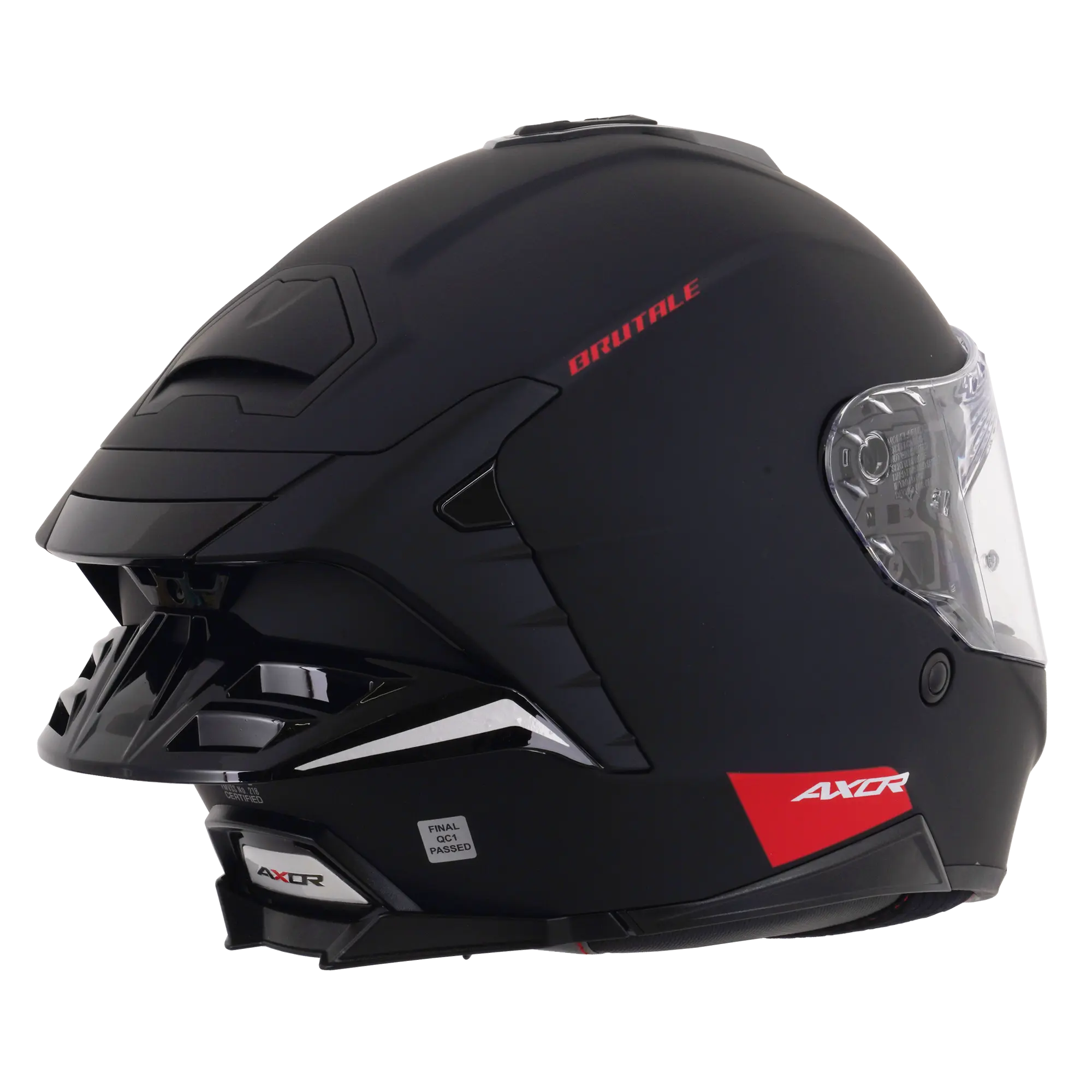 Axor Brutale With Dual Spoiler Matt Black FREE UK Delivery, FREE 365 Day Returns | Moto Central