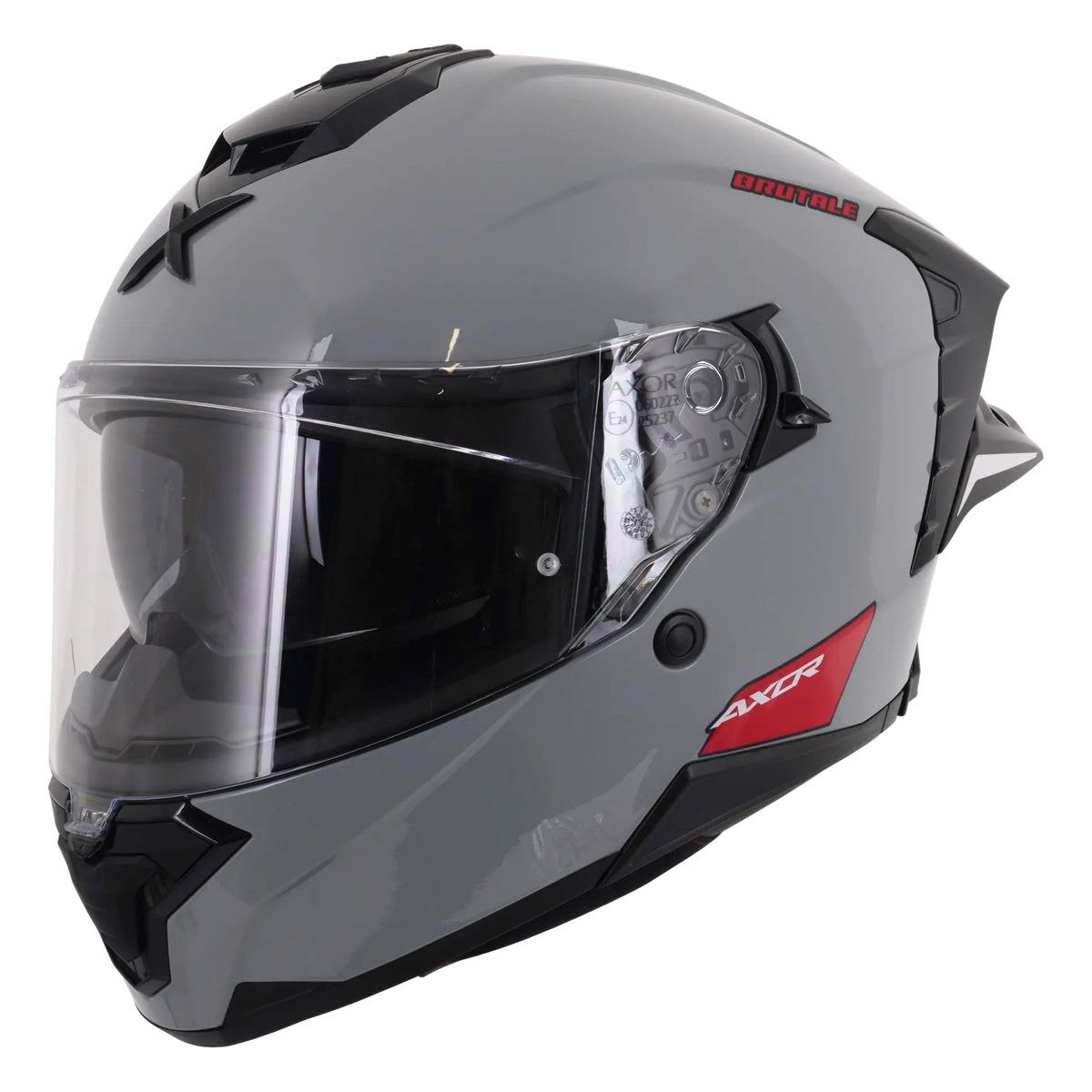 Axor Brutale With Dual Spoiler Gloss Nardo Grey FREE UK Delivery, FREE 365 Day Returns | Moto Central