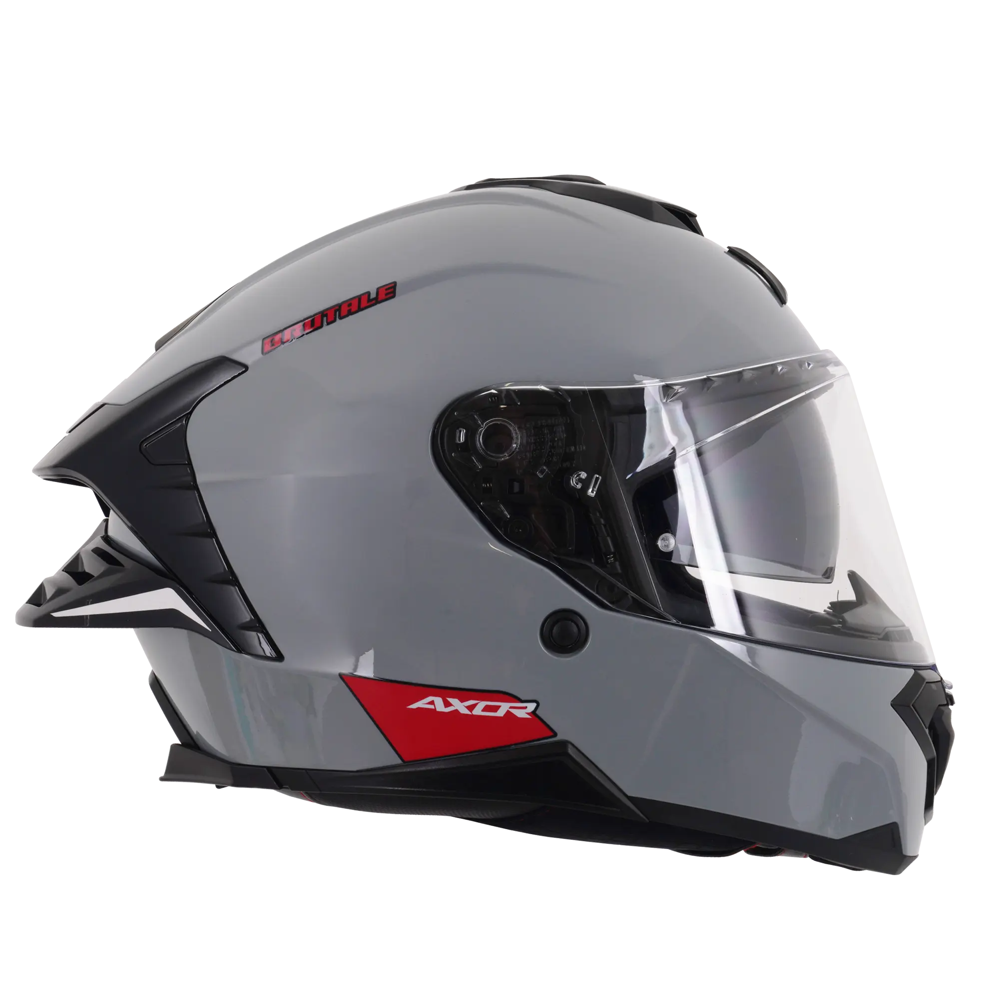 Axor Brutale With Dual Spoiler Gloss Nardo Grey FREE UK Delivery, FREE 365 Day Returns | Moto Central