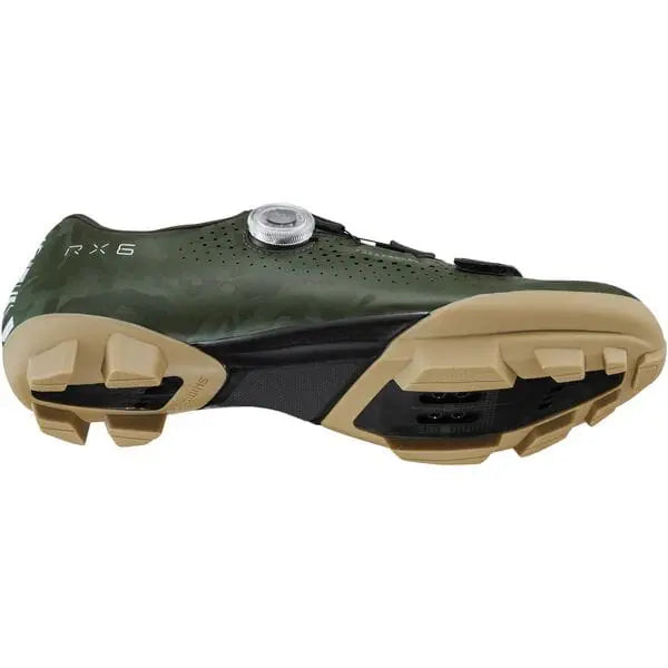 Shimano RX6 (RX600) Shoes Green - FREE UK Shipping, FREE 365 Day Returns | Moto Central