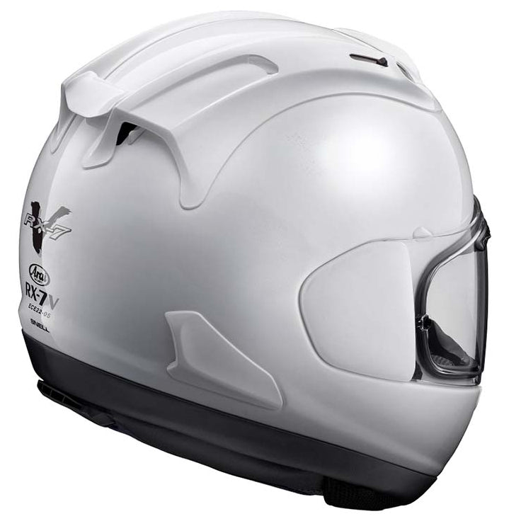 Arai RX-7V Evo Solid Diamond White - FREE UK Delivery, FREE 365 Day Returns | Moto Central