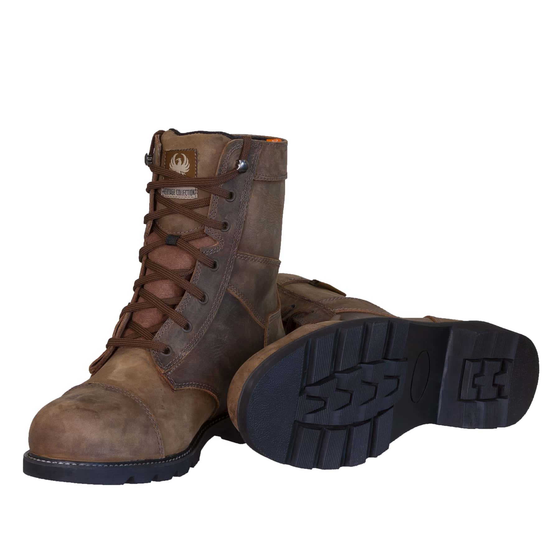Merlin Bandit D3O Leather Waterproof Boots Brown FREE UK Delivery, FREE 365 Day Returns | Moto Central