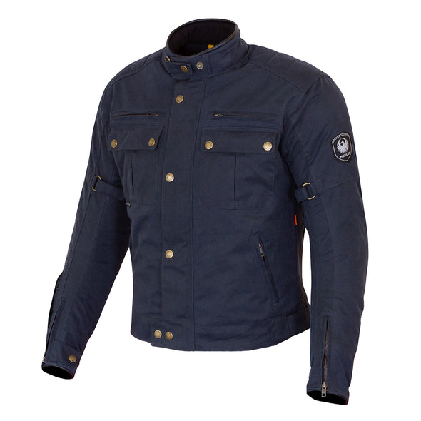Merlin Barton 2 Waxed Cotton Jacket Navy