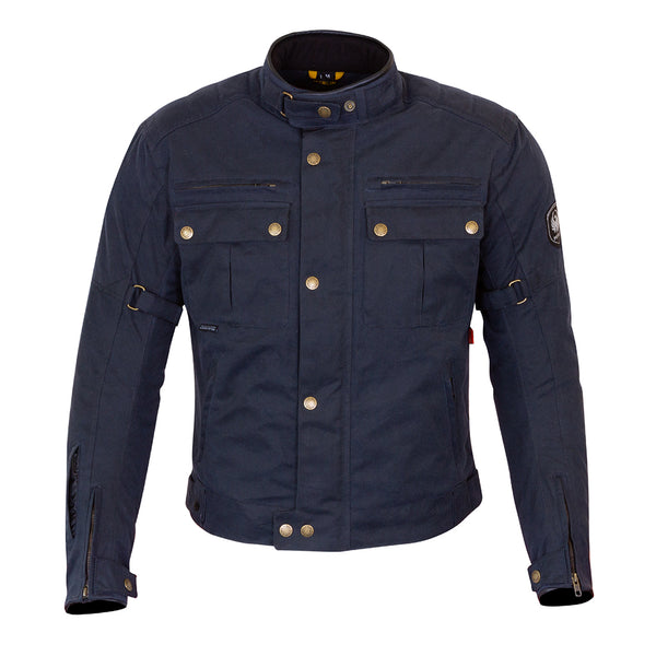 Merlin Barton 2 Waxed Cotton Jacket Navy