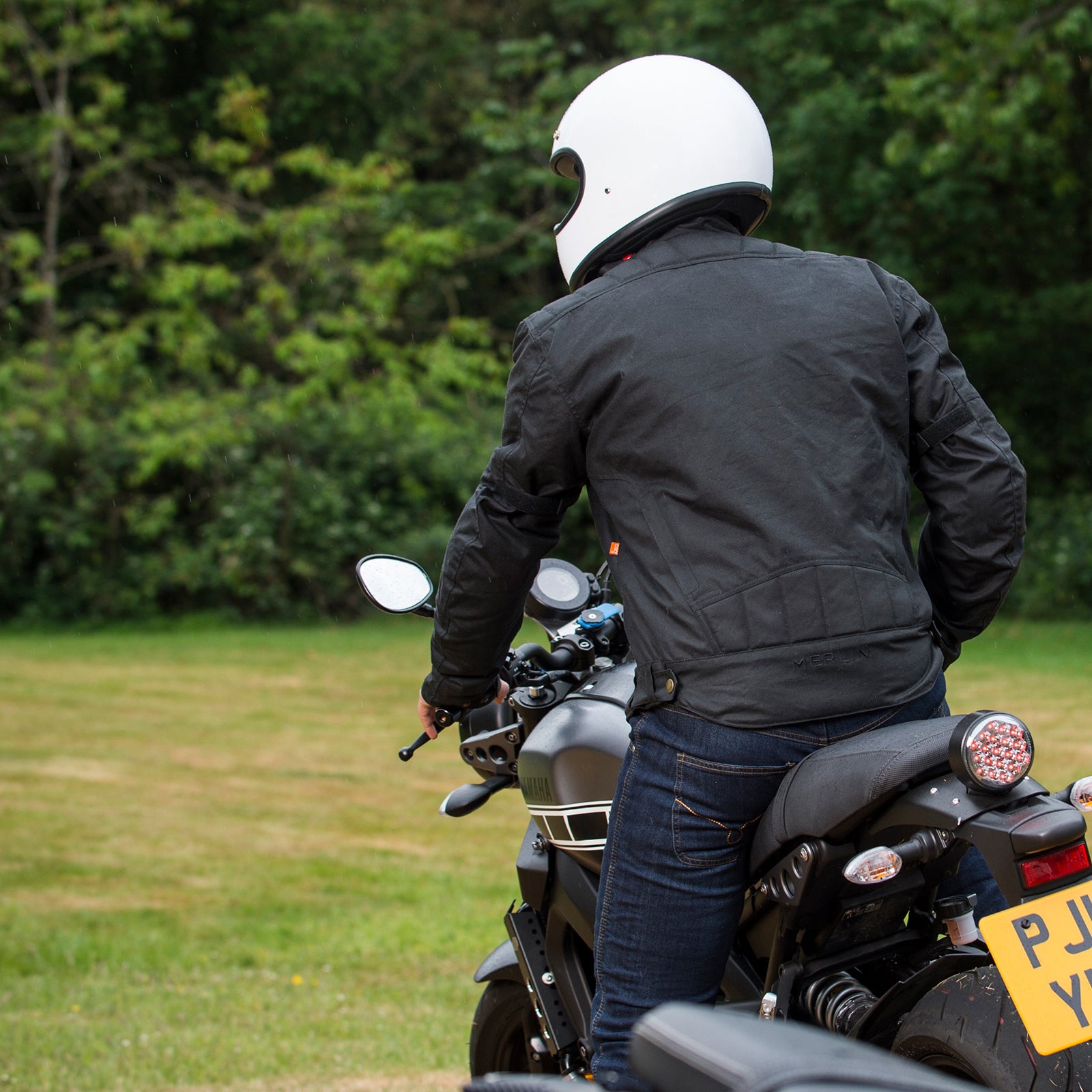 Merlin Barton 2 Wax Jacket Black FREE UK Delivery, FREE 365 Day Returns | Moto Central
