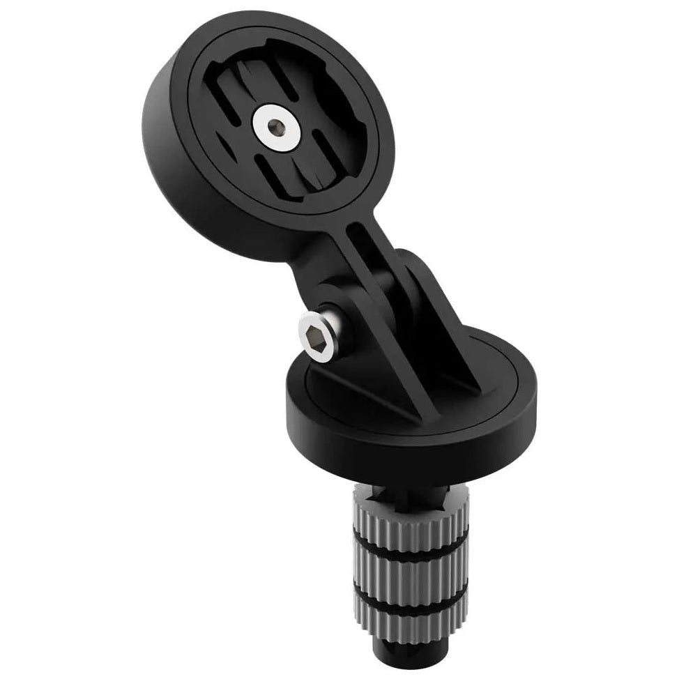 Beeline Moto 2 Fork Stem Mount Black motorcycle fork-stem mount – installed view
