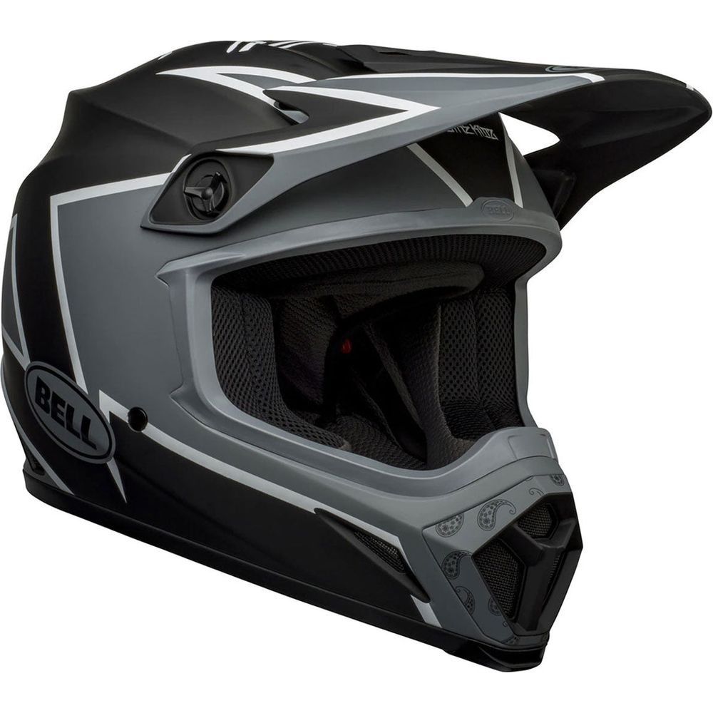 Bell MX-9 MIPS Twitch Matt Black / Grey / White ( ECE22.05 )