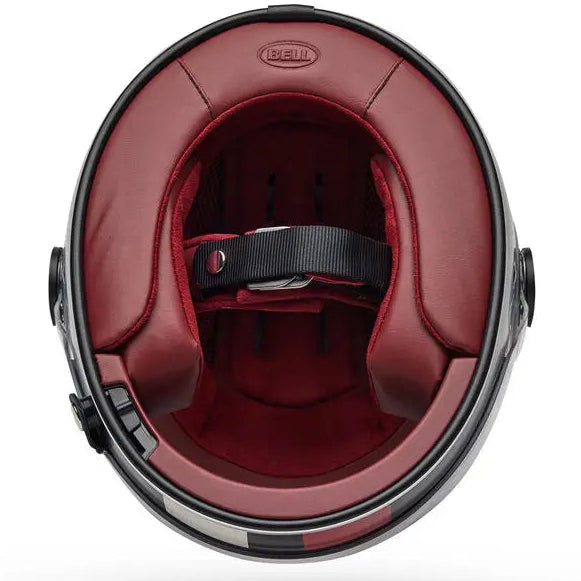 Bell Bullitt GT Command ECE 22.06 Matt Black / White full-face motorcycle helmet, interior lining view