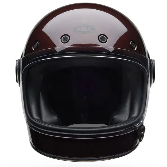Bell Bullitt GT TT ECE 22.06 Brown / Black full-face motorcycle helmet, front view