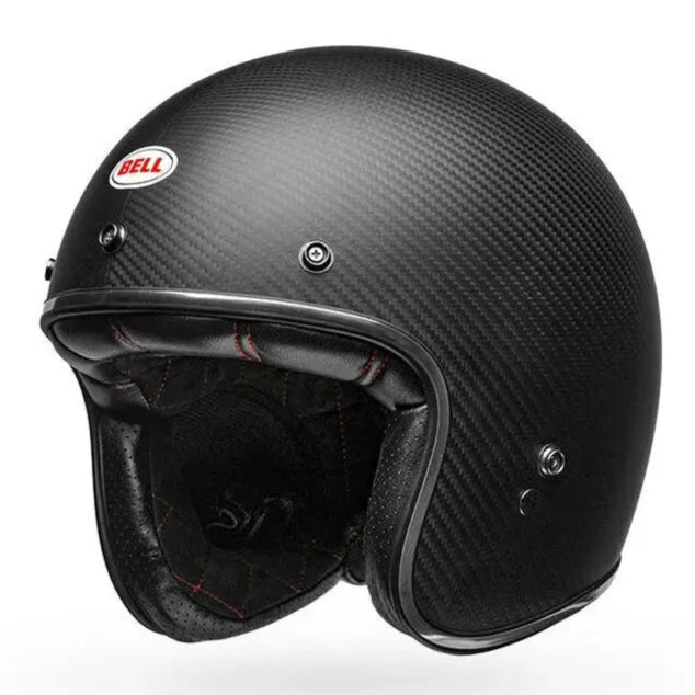 Bell Custom 500 Carbon Solid ECE Matt Black - FREE UK Delivery, FREE 365 Day Returns | Moto Central