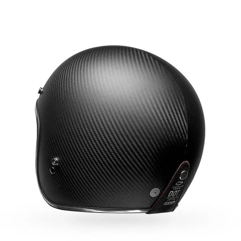 Bell Custom 500 Carbon Solid ECE 22.06 Matt Black FREE UK Delivery, FREE 365 Day Returns | Moto Central
