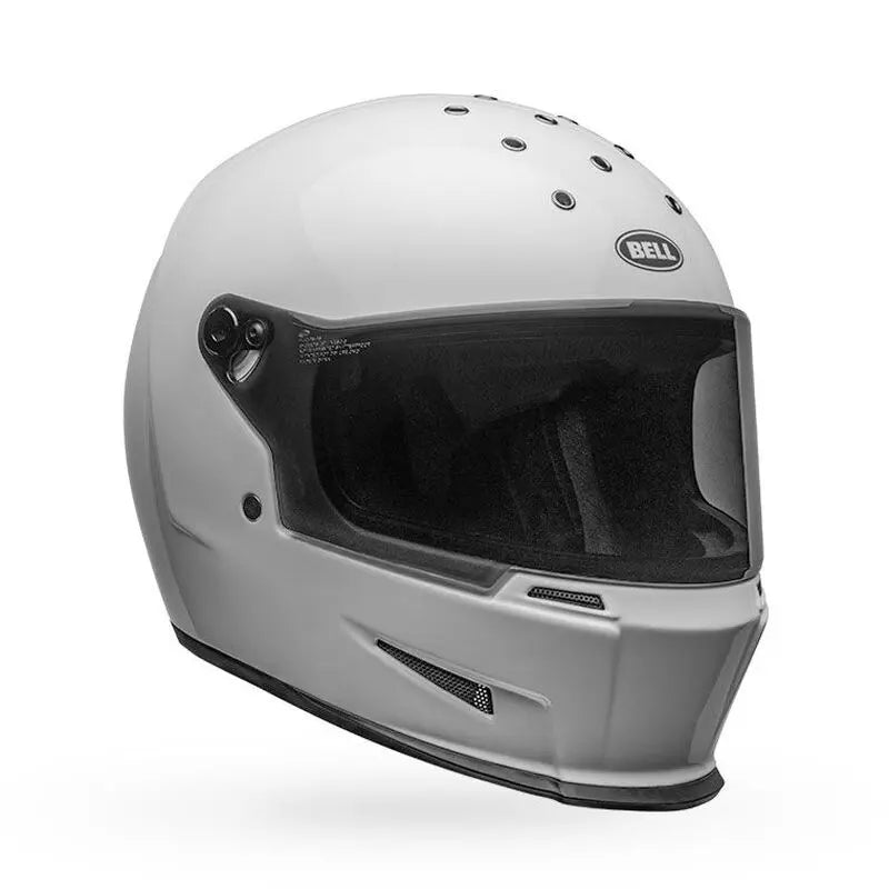 Bell Eliminator Solid ECE 22.06 White FREE UK Delivery, FREE 365 Day Returns | Moto Central