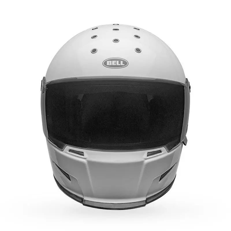 Bell Eliminator Solid ECE 22.06 White FREE UK Delivery, FREE 365 Day Returns | Moto Central