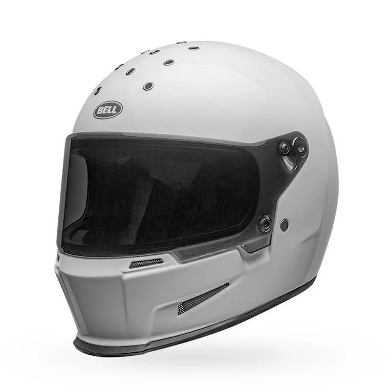 Bell Eliminator Solid ECE 22.06 White FREE UK Delivery, FREE 365 Day Returns | Moto Central