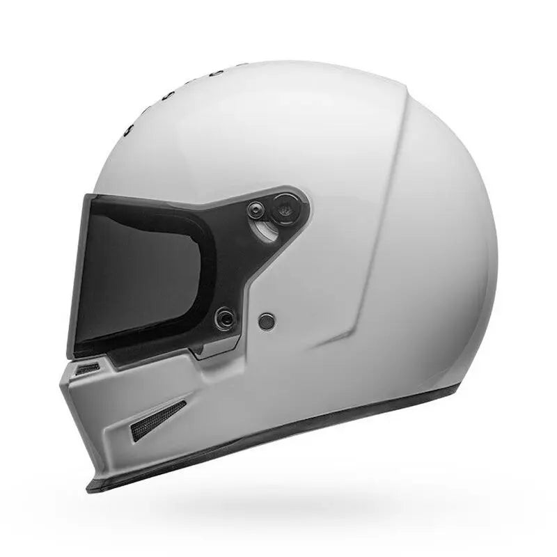 Bell Eliminator Solid ECE 22.06 White FREE UK Delivery, FREE 365 Day Returns | Moto Central
